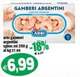 Il Castoro Supermercati Gamberi argentini offerta