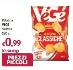 Futura Supermercati Patatina VEGÈ classica offerta