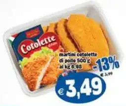Il Castoro Supermercati Cotolette di Pollo offerta