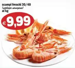 Il Castoro Supermercati Scampi freschi 30/40 offerta
