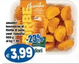 Il Castoro Supermercati amadori bocconcini di pollo offerta