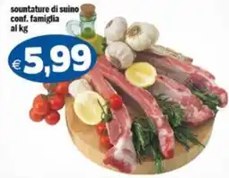 Il Castoro Supermercati sountature di suino offerta