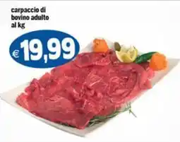 Il Castoro Supermercati Carpaccio di bovino adulto offerta