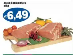 Il Castoro Supermercati arista di suino intera offerta