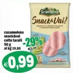 Il Castoro Supermercati Snack&Vai! GranTerre offerta