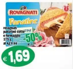 Il Castoro Supermercati Rovagnati panatine cotto e formaggio offerta