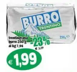 Il Castoro Supermercati Burro Trentino offerta