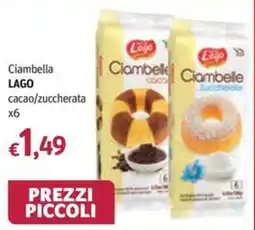 Futura Supermercati Ciambella LAGO cacao/zucchera offerta
