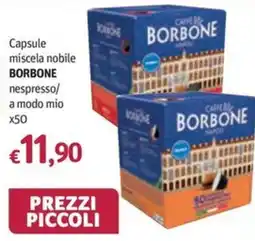 Futura Supermercati Capsule miscela nobile Borbone offerta