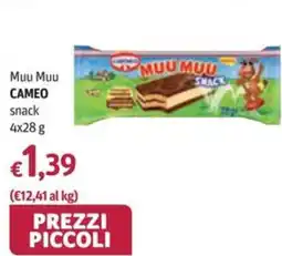 Futura Supermercati Muu Muu Cameo snack offerta