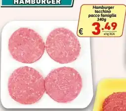 Ipercarni Hamburger tacchino offerta