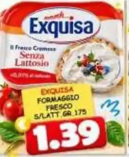 MercADone Exquisa formaggio fresco senza lattosio offerta