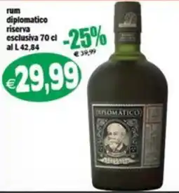 Il Castoro Supermercati rum diplomatico riserva offerta
