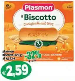 Il Castoro Supermercati Plasmon il Biscotto offerta