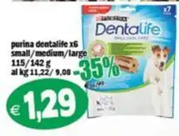 Il Castoro Supermercati purina dentalife x6 offerta