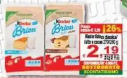 CTS Supermercati Kinder Brioss offerta