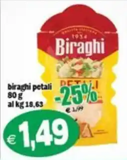Il Castoro Supermercati Biraghi petali offerta