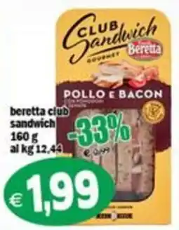 Il Castoro Supermercati Club Sandwich Gourmet Pollo e Bacon offerta