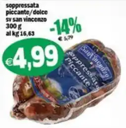 Il Castoro Supermercati Soppresata piccante San Vincenzo offerta
