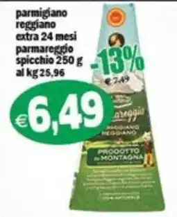 Il Castoro Supermercati Parmigiano Reggiano spicchio offerta