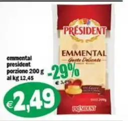 Il Castoro Supermercati Emmental President offerta