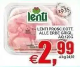 Pewex Lenti Prosciutto Cotto Alle Erbe Grigliate offerta