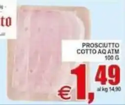 Pewex Prosciutto cotto AQ ATM offerta