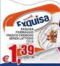 Pewex Exquisa formaggio fresco cremoso senza lattosio offerta