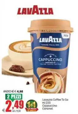 Elite Lavazza Coffee To Go Cappuccino Caramel offerta