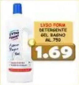MercADone Lysoform detergente gel bagno offerta