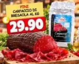 MercADone Pini Carpaccio di bresaola offerta