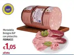 Futura Supermercati Mortadella Bologna IGP con pistacchio Fiorucci offerta
