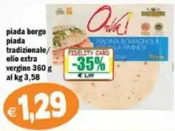 Il Castoro Supermercati Piada borgo offerta