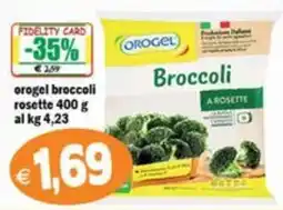 Il Castoro Supermercati Orogel broccoli rosette offerta
