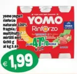 Il Castoro Supermercati Yomo yogurt rinforzo naturale offerta