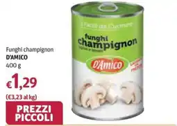Futura Supermercati Funghi champignon D'Amico offerta