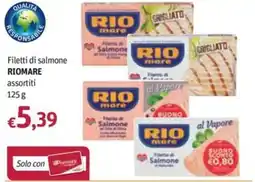 Futura Supermercati Filetti di salmone RIOMARE offerta