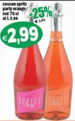 Il Castoro Supermercati Cescon spritz party orange offerta