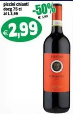 Il Castoro Supermercati Piccini Chianti offerta