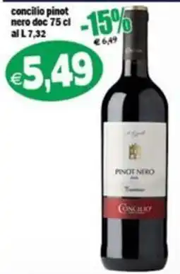Il Castoro Supermercati Concilio Pinot Nero offerta