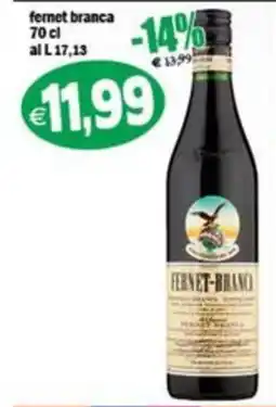 Il Castoro Supermercati Fernet-branca offerta