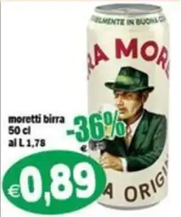 Il Castoro Supermercati Moretti birra offerta