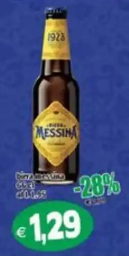 Il Castoro Supermercati Birra Messina offerta
