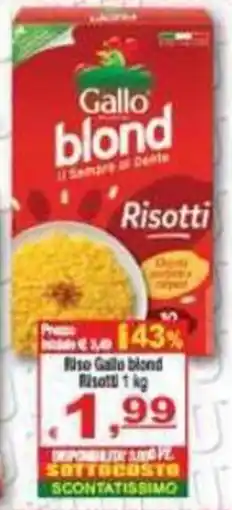 CTS Supermercati Riso Gallo blond Risotti offerta