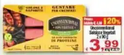 CTS Supermercati Unconventional Salsicce Vegetali offerta