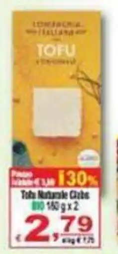 CTS Supermercati Tofu Naturale Cibo offerta