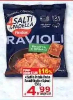 CTS Supermercati Ravioli Findus Bicotta e Spinaci offerta