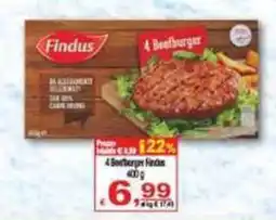 CTS Supermercati Beefburger Findus offerta