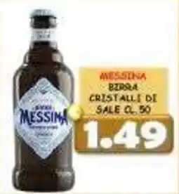 MercADone Birra Messina Cristalli di Sale offerta