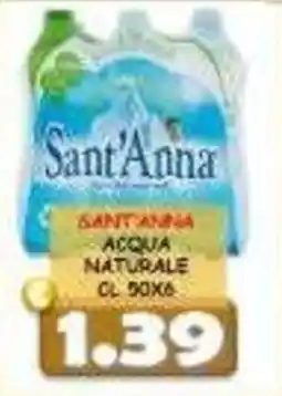 MercADone Sant'Anna acqua naturale offerta